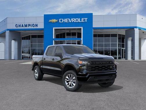 Black 2026 Chevrolet Silverado 1500 Custom