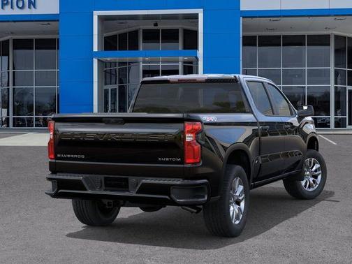 Black 2026 Chevrolet Silverado 1500 Custom