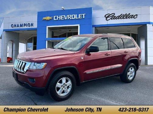 Deep Cherry Red Crystal 2012 Jeep Grand Cherokee Laredo