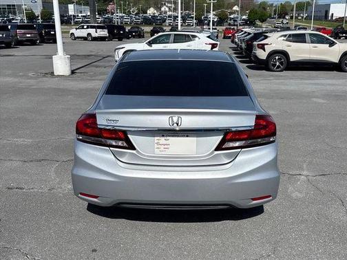 Silver 2013 Honda Civic LX