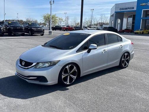 Silver 2013 Honda Civic LX