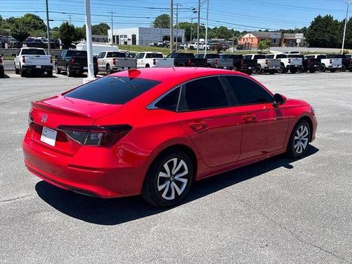 Red 2026 Honda Civic LX