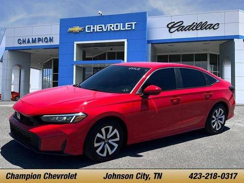 Red 2026 Honda Civic LX