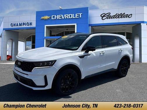 White Pearl 2021 Kia Sorento SX-PRESTIGE