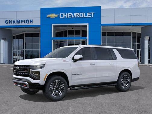 Summit White 2026 Chevrolet Suburban Z71