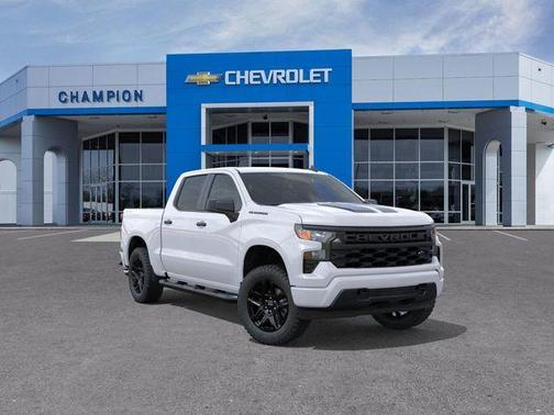 Summit White 2025 Chevrolet Silverado 1500 Custom