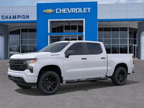 Summit White 2025 Chevrolet Silverado 1500 Custom