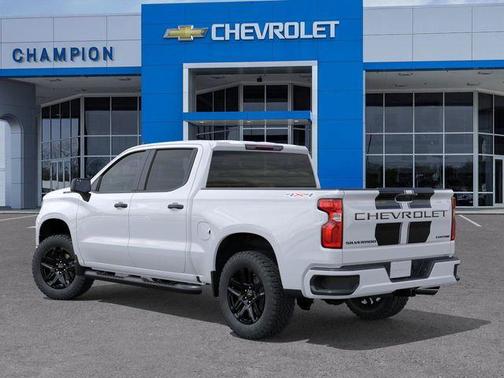 Summit White 2025 Chevrolet Silverado 1500 Custom