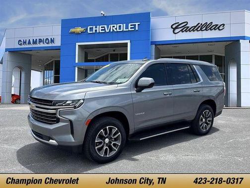 Steel Metallic 2021 Chevrolet Tahoe LT