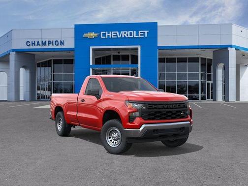 Red 2026 Chevrolet Silverado 1500 WT