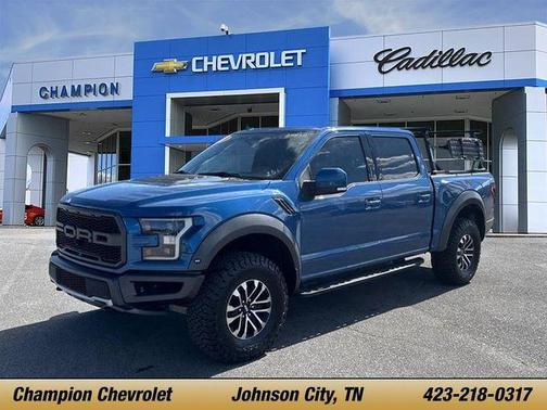 Blue Metallic 2020 Ford F-150 Raptor