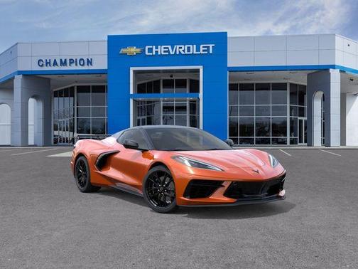 Orange 2026 Chevrolet Corvette Stingray w/3LT