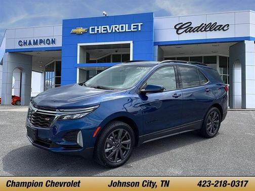 Blue 2022 Chevrolet Equinox RS