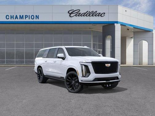 White 2026 Cadillac Escalade ESV Platinum Sport