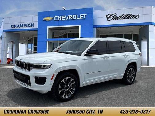 Bright White Clearcoat 2021 Jeep Grand Cherokee L Overland