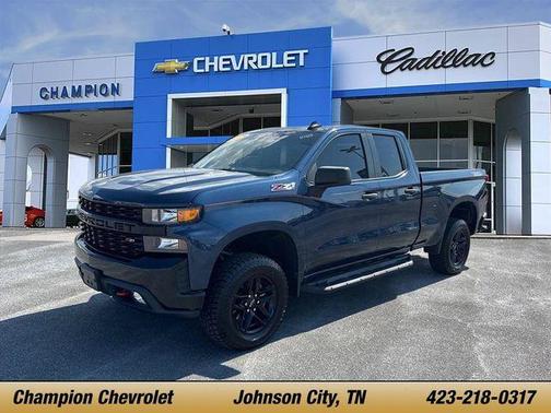 Blue Metallic 2021 Chevrolet Silverado 1500 Custom Trail Boss
