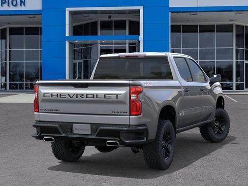 Sterling Gray Metallic 2026 Chevrolet Silverado 1500 Custom Trail Boss