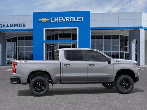 Sterling Gray Metallic 2026 Chevrolet Silverado 1500 Custom Trail Boss