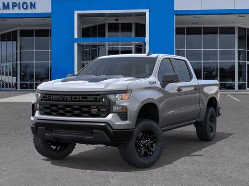 Sterling Gray Metallic 2026 Chevrolet Silverado 1500 Custom Trail Boss