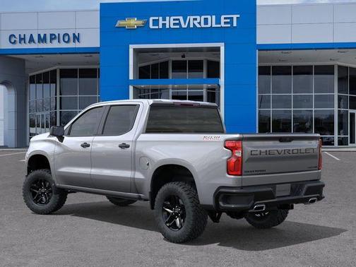 Sterling Gray Metallic 2026 Chevrolet Silverado 1500 Custom Trail Boss