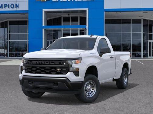 Summit White 2026 Chevrolet Silverado 1500 WT