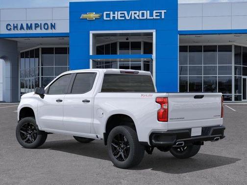 Summit White 2026 Chevrolet Silverado 1500 Custom Trail Boss