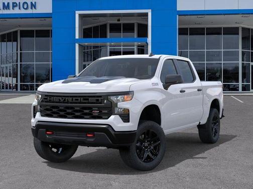 Summit White 2026 Chevrolet Silverado 1500 Custom Trail Boss