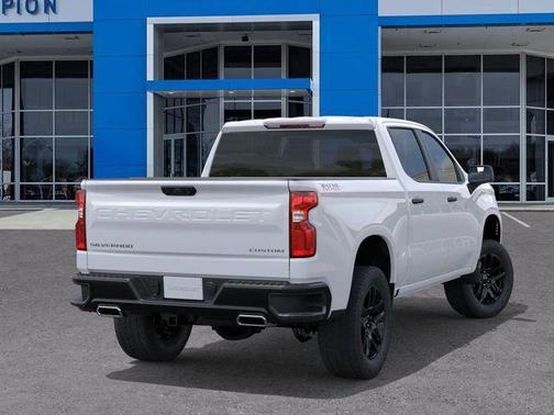 Summit White 2026 Chevrolet Silverado 1500 Custom Trail Boss
