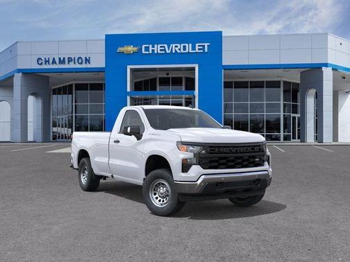 Summit White 2026 Chevrolet Silverado 1500 WT