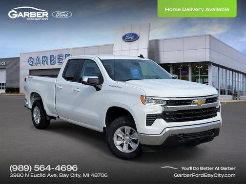 Summit White 2022 Chevrolet Silverado 1500 LT