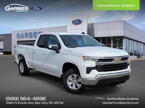Summit White 2022 Chevrolet Silverado 1500 LT