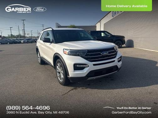 STAR WHITE MET TRI-COAT 2023 Ford Explorer XLT