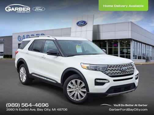 STAR WHITE MET TRI-COAT 2024 Ford Explorer LIMITED