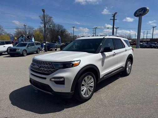STAR WHITE MET TRI-COAT 2024 Ford Explorer LIMITED