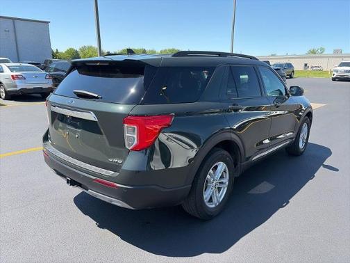FORGED GREEN METALLIC 2023 Ford Explorer XLT