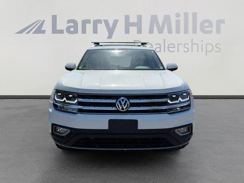 Pure White 2018 Volkswagen Atlas 3.6L SEL Premium