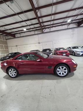 Red 2003 Mercedes-Benz SL-Class SL 500 Roadster 2D