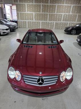 Red 2003 Mercedes-Benz SL-Class SL 500 Roadster 2D