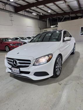 White 2016 Mercedes-Benz C-Class C 300 Sedan 4D