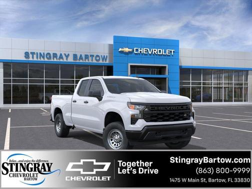Summit White 2026 Chevrolet Silverado 1500 WT