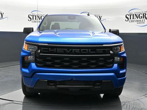 Glacier Blue Metallic 2023 Chevrolet Silverado 1500 Custom