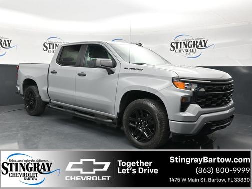 Slate Gray Metallic 2024 Chevrolet Silverado 1500 Custom