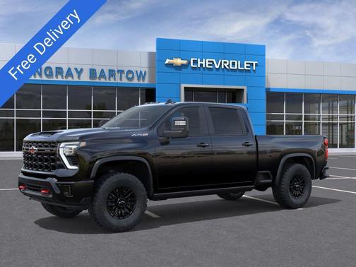 Black 2026 Chevrolet Silverado 2500 Crew Cab, Standard Bed, XR2, 4WD