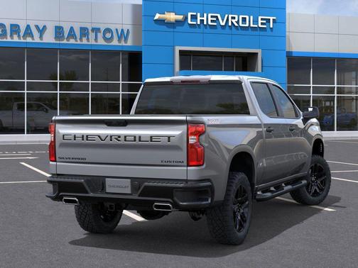 Gray 2026 Chevrolet Silverado 1500 Custom Trail Boss