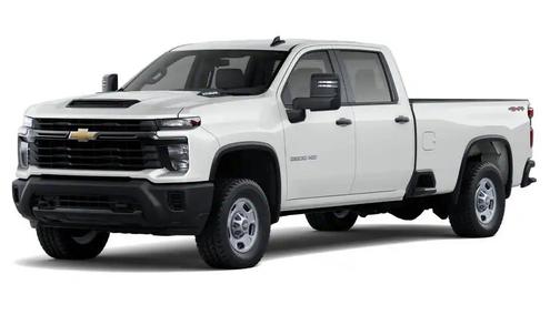Summit White 2026 Chevrolet Silverado 2500 Crew Cab, Long Bed, WT, 4WD