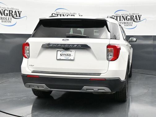 Star White Metallic Tri-Coat 2021 Ford Explorer XLT
