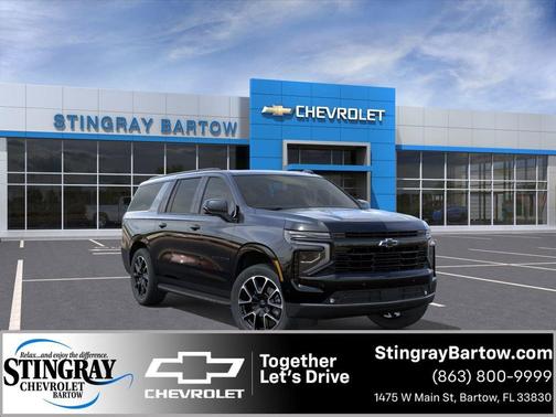 Black 2026 Chevrolet Suburban RST
