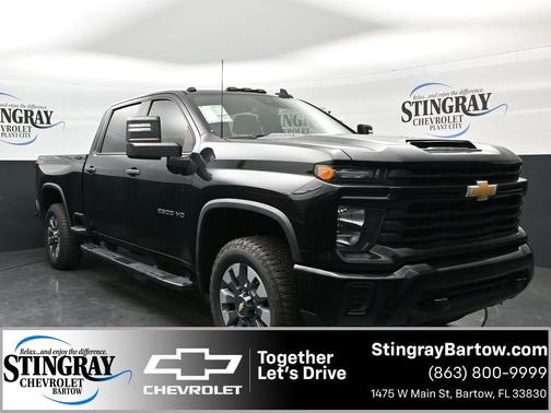 Black 2024 Chevrolet Silverado 2500 Custom