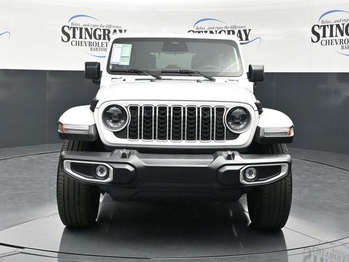 Bright White Clearcoat 2025 Jeep Wrangler 4xe Sahara