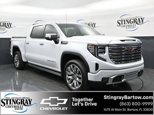 Glacier White Tricoat 2026 GMC Sierra 1500 Denali